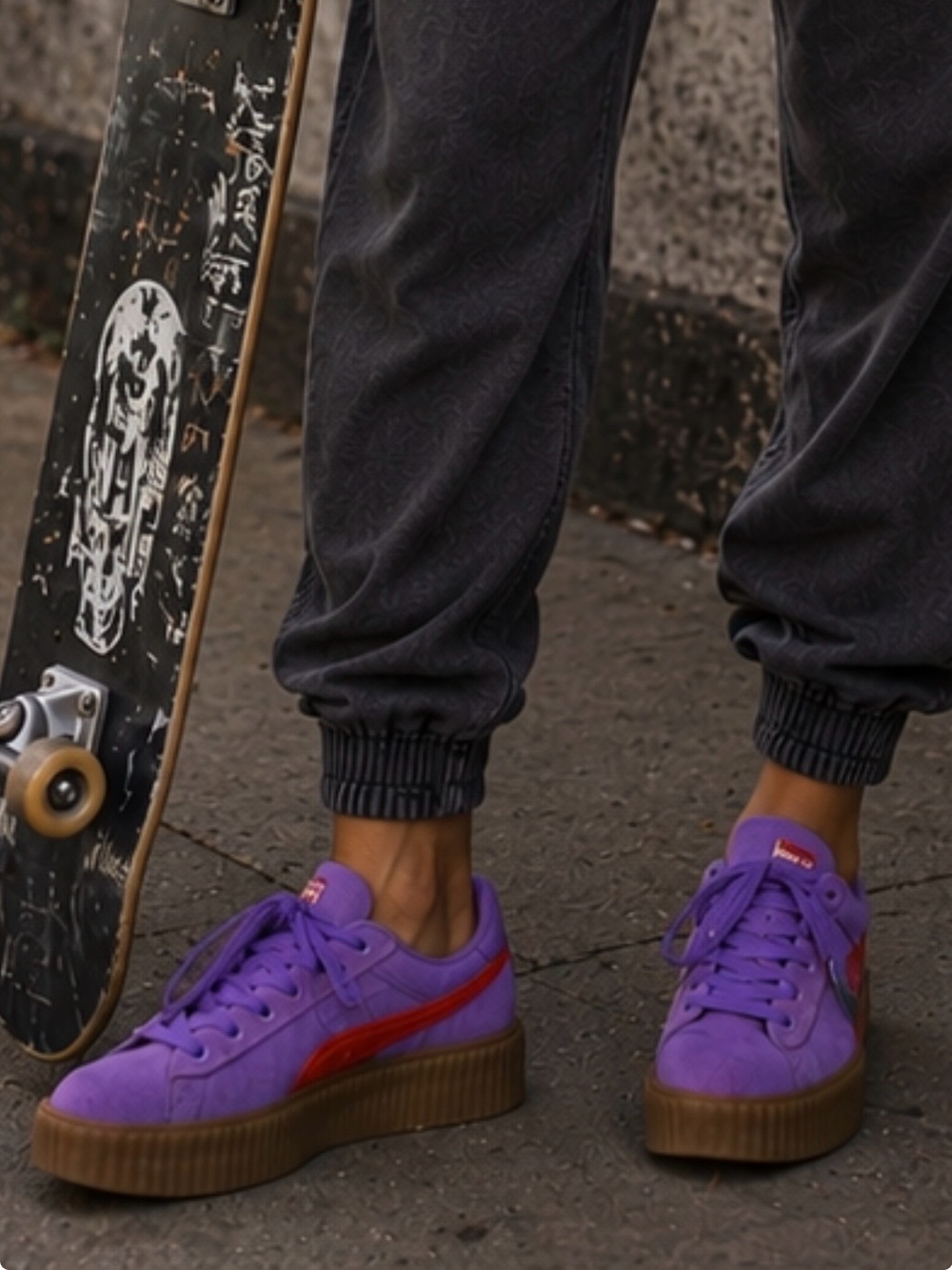 Puma Women's Purple and Pink Trainers